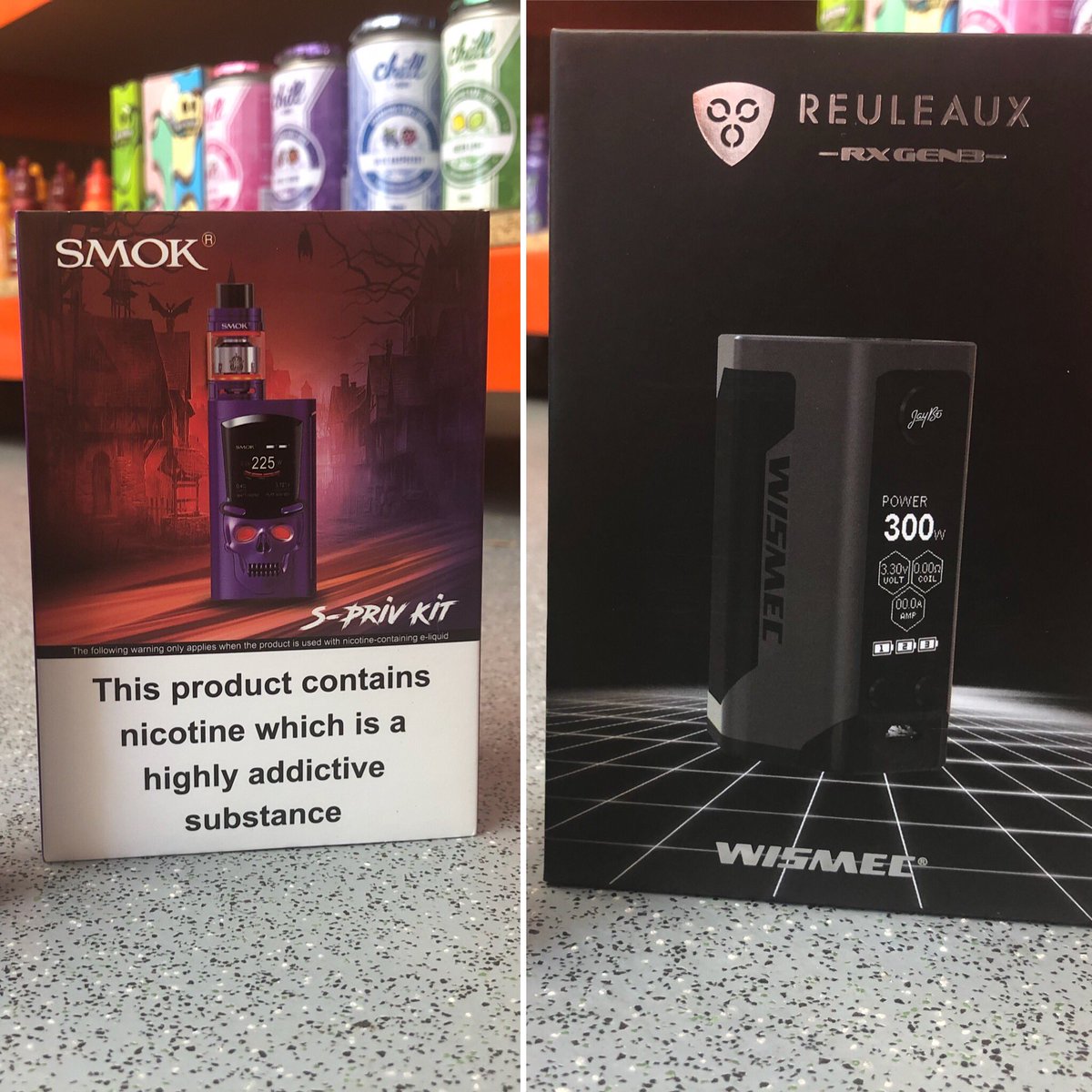 I asked and you answered.. So Double Mod Giveaway it is.. 2 Winners! 
To be in with a Chance of Winning 1 of these 2 mods...
⭐️Follow and Retweet⭐️
💥Winners Drawn 23/7/18💥
✨Good Luck✨

washington-vapes.co.uk