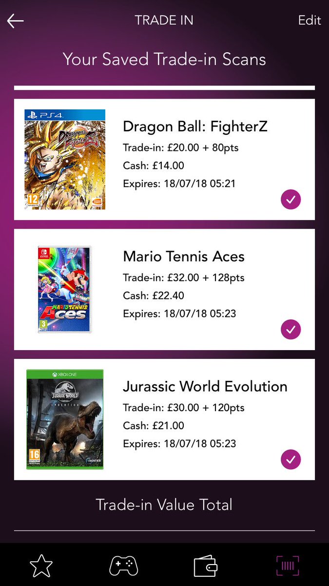 TabbyLoaf's tweet photo. With our amazing #GameApp you can track your pre-orders scan your old games to check what they are worth to trade in against them &amp; use your #GameWallet in store to save your trade-in funds until your game comes out

Search for it in your App store..

#CheaperWhenYouTradeAtGAME https://t.co/sJ8dXRvCdz