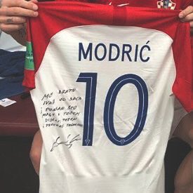 EPLBible's tweet photo. Rakitić &amp; Modrić exchanged their shirts after the final...

Modrić to Rakitić: “Ivan, brother, I’m very proud to be able to spend with you these wonderful moments." 

Rakitić to Modrić: “To my brother Luka, it was the greatest honour to spend all this time with you.” https://t.co/Gjkbdi6lqf