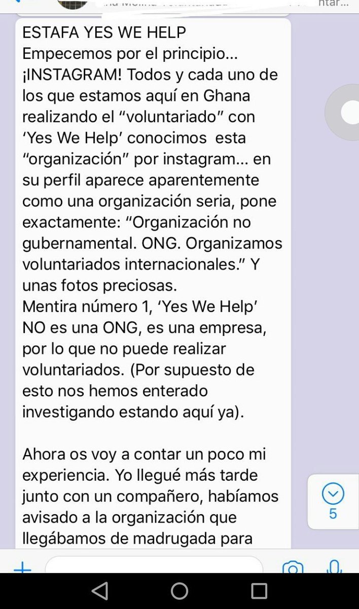 AitanaRouco's tweet photo. Muy importante si estais interesadxs en realizar voluntariado con esta empresa @YesWeHelp2 ❗❗ https://t.co/DOvJSr8DfG