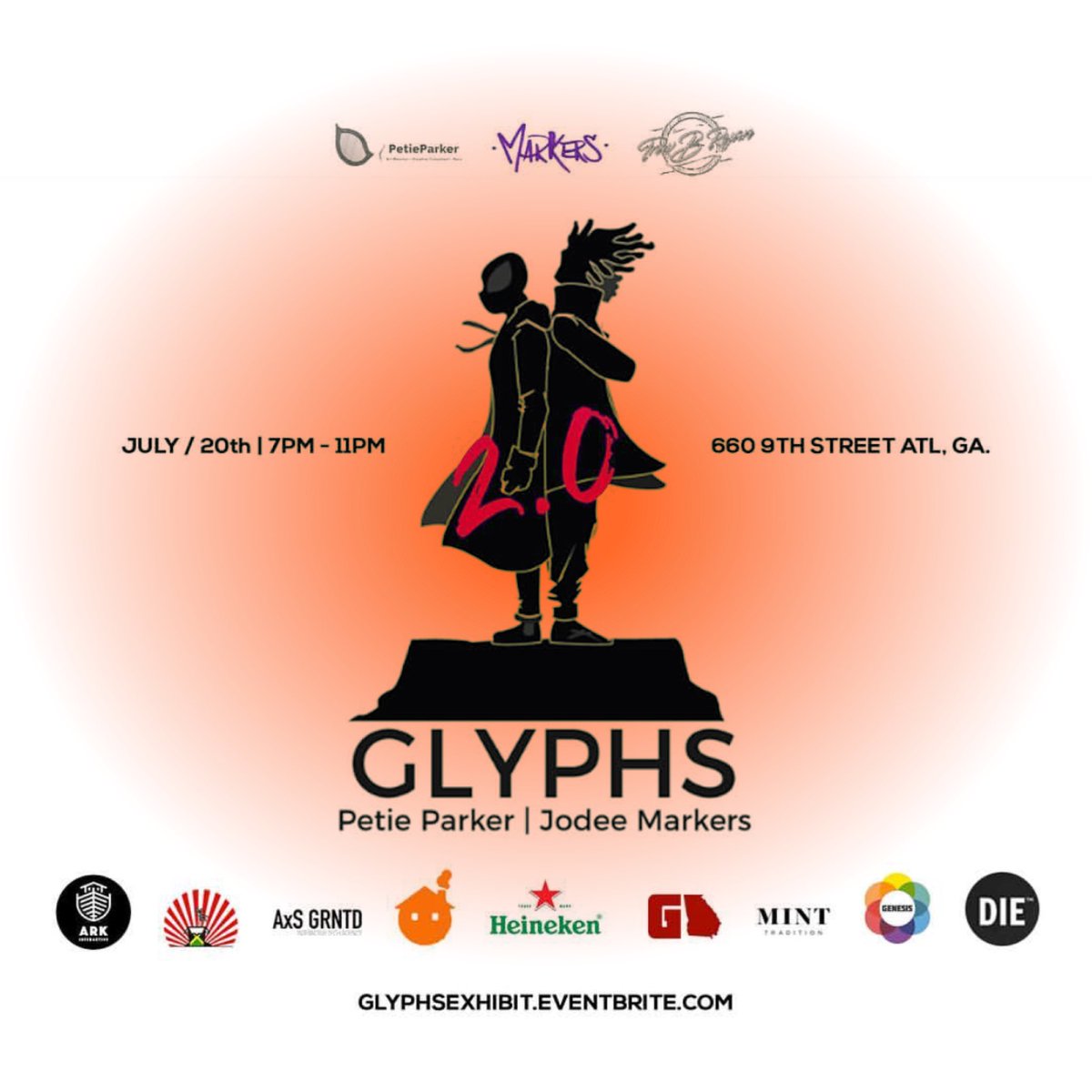SpotsMobile's tweet image. We're teaming up with @PetieParker &amp;amp; @highoffmarkers to showcase the GLYPHS 2.0 Exhibit this Friday at The Spots Office. Fusing art and augmented reality, this interactive showcase transcends the limits of creative expression. There will be music, food trucks, and more.