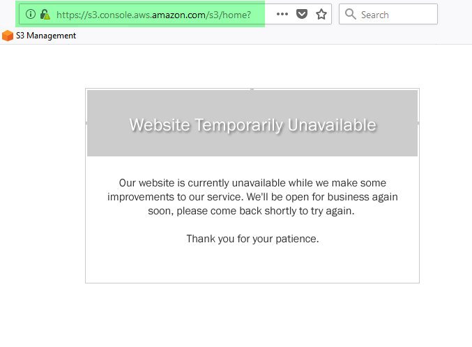 ITAnecdotes's tweet photo. Happy @amazon #Prime day! Can't log into @AWS. #IT #Support #Helpdesk #cloud #server https://t.co/aVWMFLQwsr