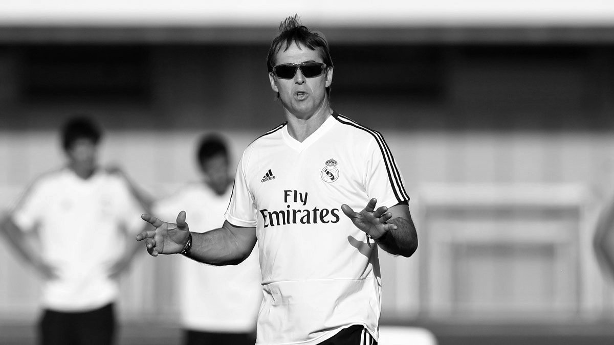 ⚽✅ @julenlopetegui has overseen his first training session as #RealMadrid coach! | #RMCity