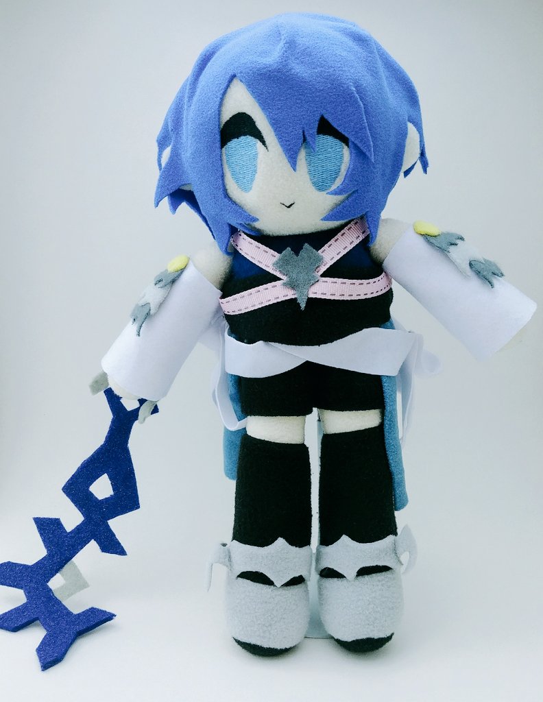 kingdom hearts aqua plush