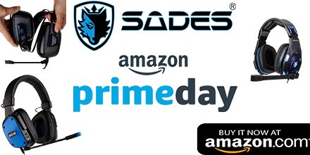 SADESGG's tweet photo. Amazon #PrimeDay Deals start now for SADES 

SADES Knight Pro https://t.co/0IWhP5mJ8P
Original: $99.99 / PRIME DAY: $69.99  

SADES Dpower headset, PS4, XBOX ONE, Nintendo Switch
Original: $32.99 / PRIME DAY: $19.99 
https://t.co/hX2ktCgimv 

20%-50% OFF! 
https://t.co/jwpX3CEai1 https://t.co/WuzRAqk1JJ