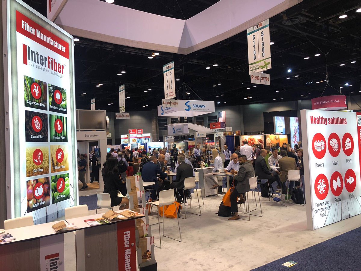 Inter_Fiber's tweet image. It’s all about #fibers now at #IFT18