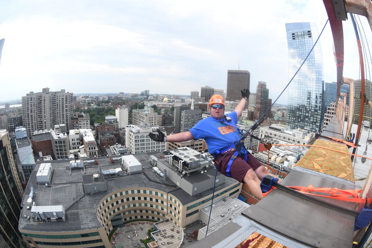 SpOlympicsMA's tweet photo. We had so much fun "hanging" out with @BostonFire @LOCAL_718 this weekend! We and everyone who went #OverTheEdge for @SpOlympicsMA were so grateful for your help and humor! #OTEBoston https://t.co/JSh3J63lZE