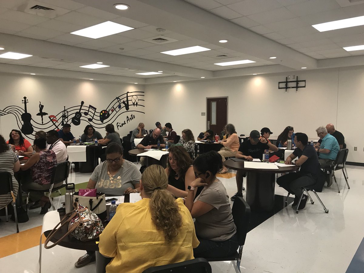 SISD_FineArts's tweet photo. Fine Arts Vision, Mission and Expectation Development going on @Eastlake_HS #YESHERE #YESNOW YES #TeamSISD Making it Happen!! https://t.co/23xklfvTq8