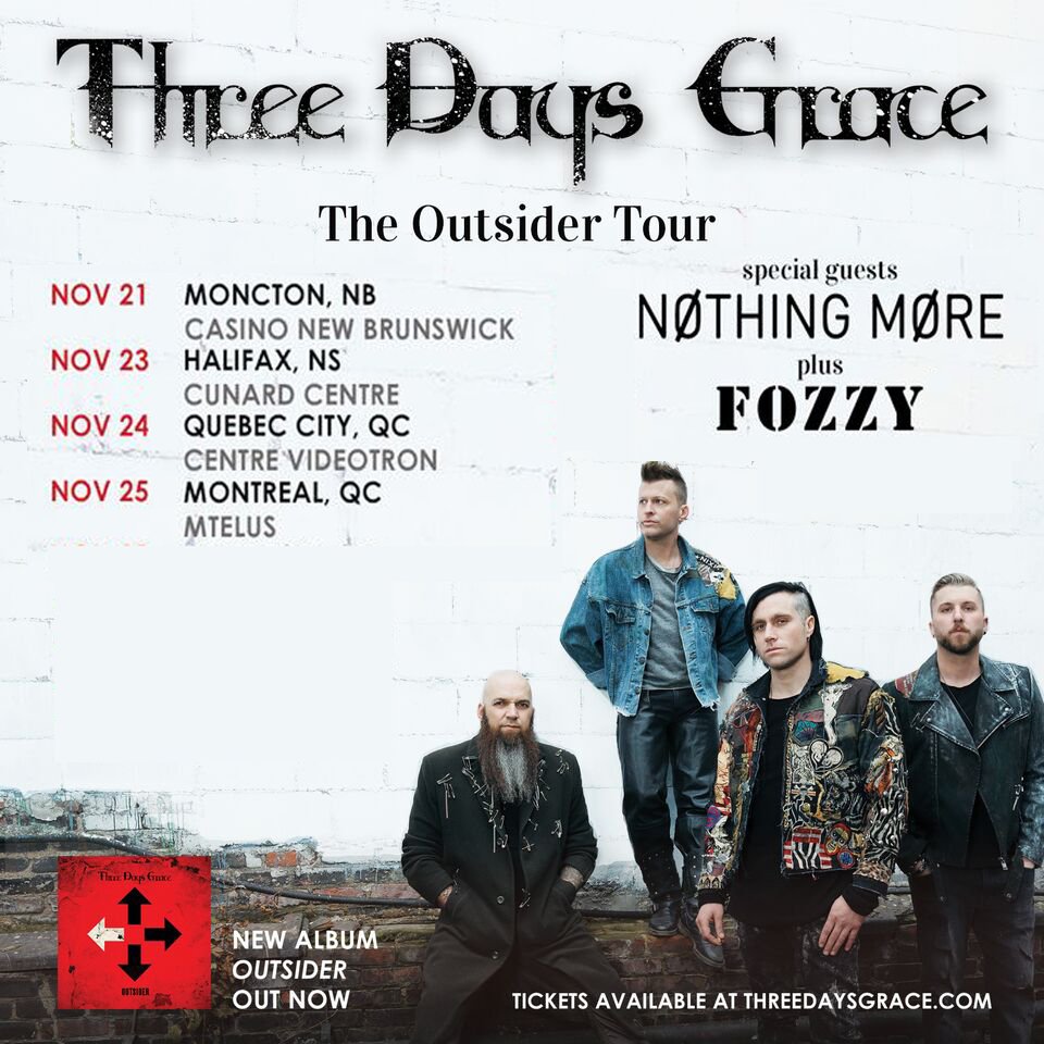 CANADA!!! We can't wait to come ROCK with <a href="/threedaysgrace/">Three Days Grace</a> and <a href="/nothingmorerock/">NOTHING MORE</a> in November!!!