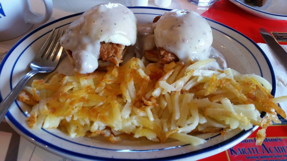 Kalico_KitchenW's tweet photo. Yelp ❤️: "I love this place! The wait staff is awesome, the portions big, & the prices are not bad." -5-⭐'s from Tanya & a great pic, too! #KalicoKitchen #SpokaneWA https://t.co/cgvB86xaMa