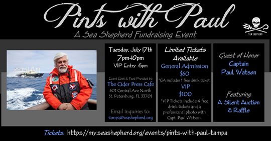 SeaShepherdPaul's tweet photo. #Event: #PintsWithPaul: #SeaShepherd Tampa Fund Raiser Tomorrow @CaptPaulWatson Will Be in Tampa Tomorrow Night for the Pints With Paul Fundraiser. Love to See You There..▼
https://t.co/pzHvYuxEfM
@SeaShepherdSSCS
@SSCSTampa https://t.co/yyluXGtnJt