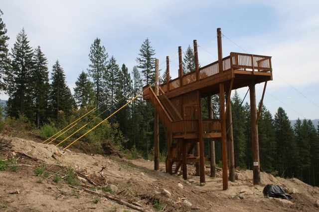 But the story of it is dude creates a new post asking for advice. "Hey, I work at a summer camp and my bosses gave me a huge pile of money to make something new and fun, so we went ahead and built this zipline, but it seems to be a bit fast, what can we do?"