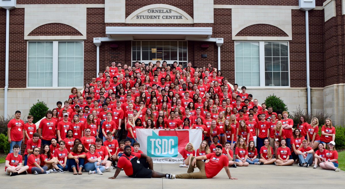 TSDCamp's tweet photo. 262 campers attended #TSDC2018.  Thanks to Tim Cook and @Julieholloway21, we squeezed them all into one camera shot!!! https://t.co/yzCmreLvpN