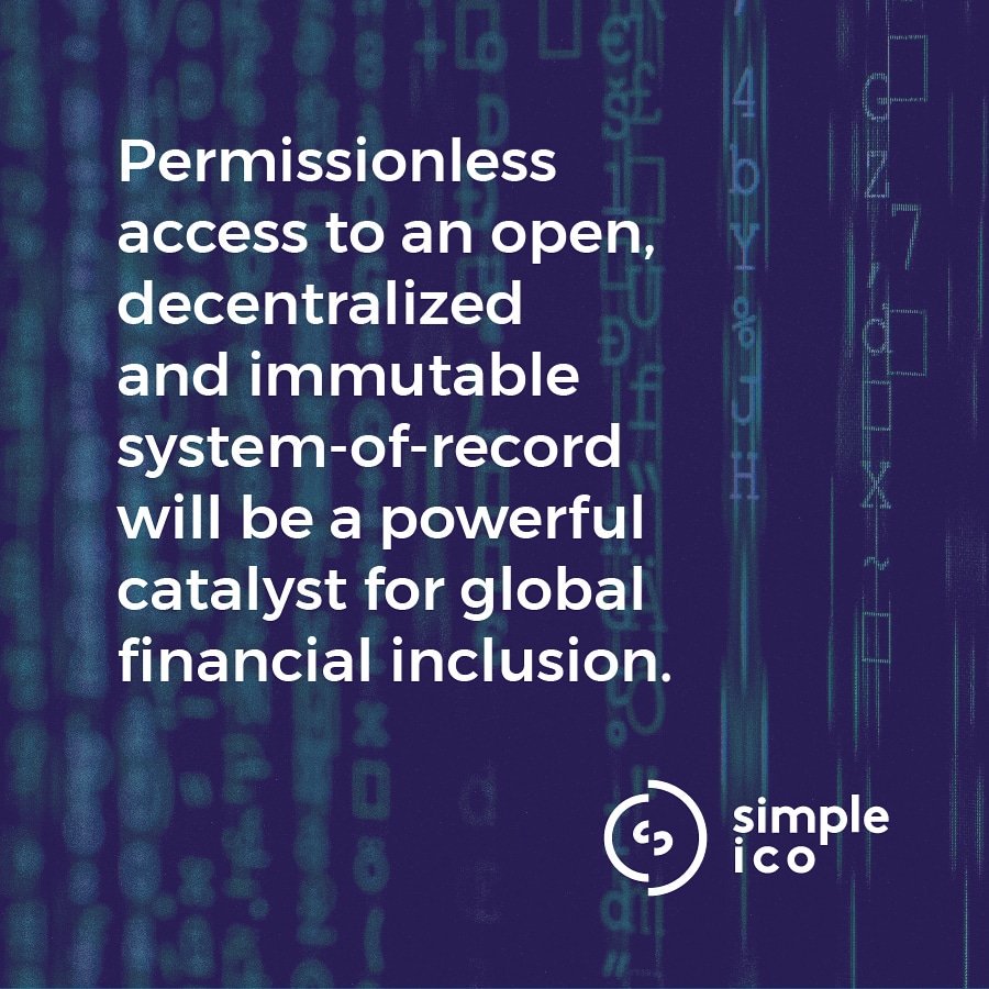 SimpleICO's tweet image. Inspired and influenced by real-life, this is the main motivation behind the Simple ICO project. Check out our demo. Link in Bio.

#Globalfinancialinclusion #SmartContracts #SimpleICO #Blockchain #BankTheUnbanked #Ethereum #CryptoLife #permissionless #Decentralized