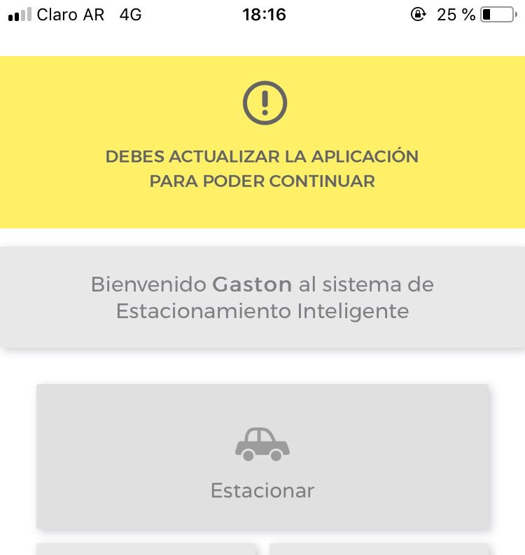 gastonalonsobb's tweet photo. La aplicación no funciona. No hay actualización disponible. Cada semana un error diferente. @BTSapem @hector_gay @TomasMarisco https://t.co/vXqW7uYV6R