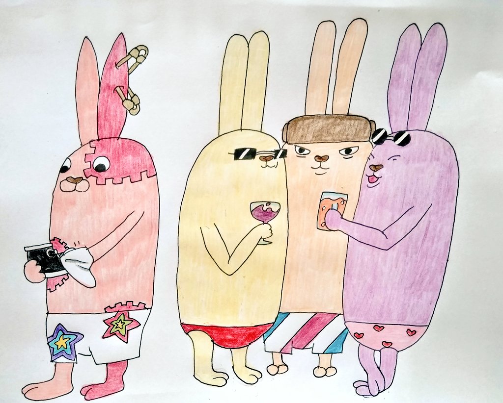 アーミン しばし休み Twitter પર キルネンコとチンピラ達で水着 だんだん水着の柄が適当になっていっているのをお許し下さい 一日一絵 7月中は毎日水着