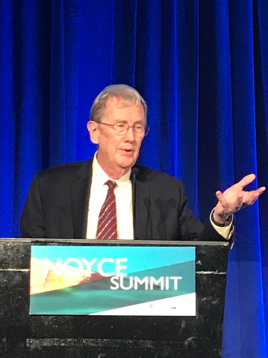 NoyceProgram's tweet photo. Dr. Jim Lewis - former Noyce PI - sharing NSF’s vision with the #Noyce2018 Summit attendees. “You, the teachers, are my heroes.” https://t.co/NnqcKarFYJ