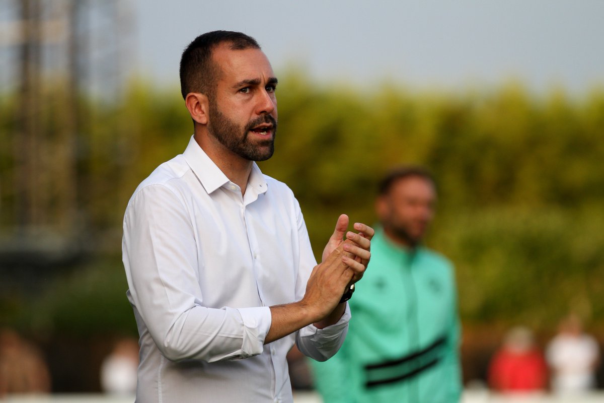 AKDPhotography's tweet photo. The gaffer @crcolas in action on Friday for @StainesTownFC game vs @QPR https://t.co/RIsbibf34K