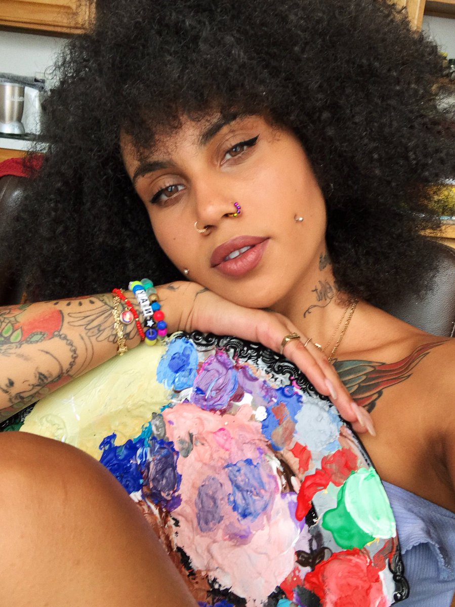 xEnoughSaidx's tweet photo. Sexy Bob Ross vibes https://t.co/o3YIkQWRL1