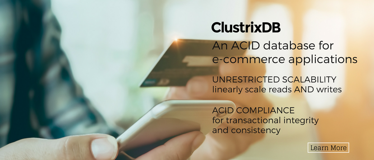 ClustrixDB: an E-commerce Database Solution clustrix.com/ecommerce-data…