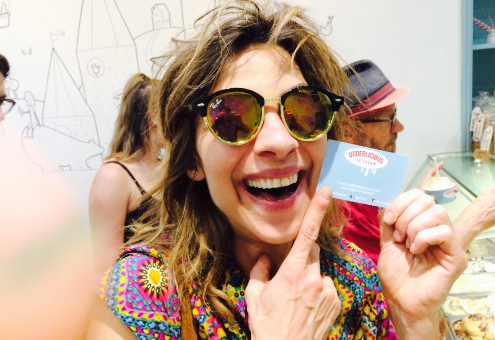 Before going back to LA had to try my favourite icecream joint <a href="/udderliciousLDN/">Udderlicious</a> &amp; put in my flavour suggestion. Fingers crossed I win again!