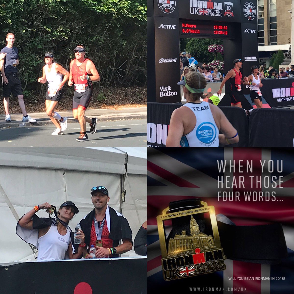 Well yesterday was a tough one. Up at 2.30am, down to Pennington flash for a 2.4 mile swim, got straight on the bike for 95 miles and then completed a marathon. 13.5 hours later I became an Ironman!