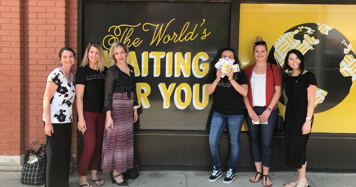 KidGlov's tweet photo. A big thank you to Randy Hawthorne for the awesome tour and @TheFoundryLNK swag. We can’t wait for your grand opening this fall! #lnk #nonprofit https://t.co/ZXWPRlJ3QW