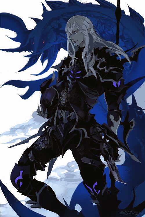 elezen armor long hair pointy ears 1boy elf male focus  illustration images