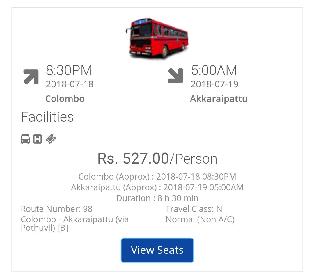 RizwanStWEET's tweet image. Now You Can Book SLTB (CTB) Bus Online
sltb.express.lk
#OnlineBusBooking #SLTB #CTB #LKA #SL