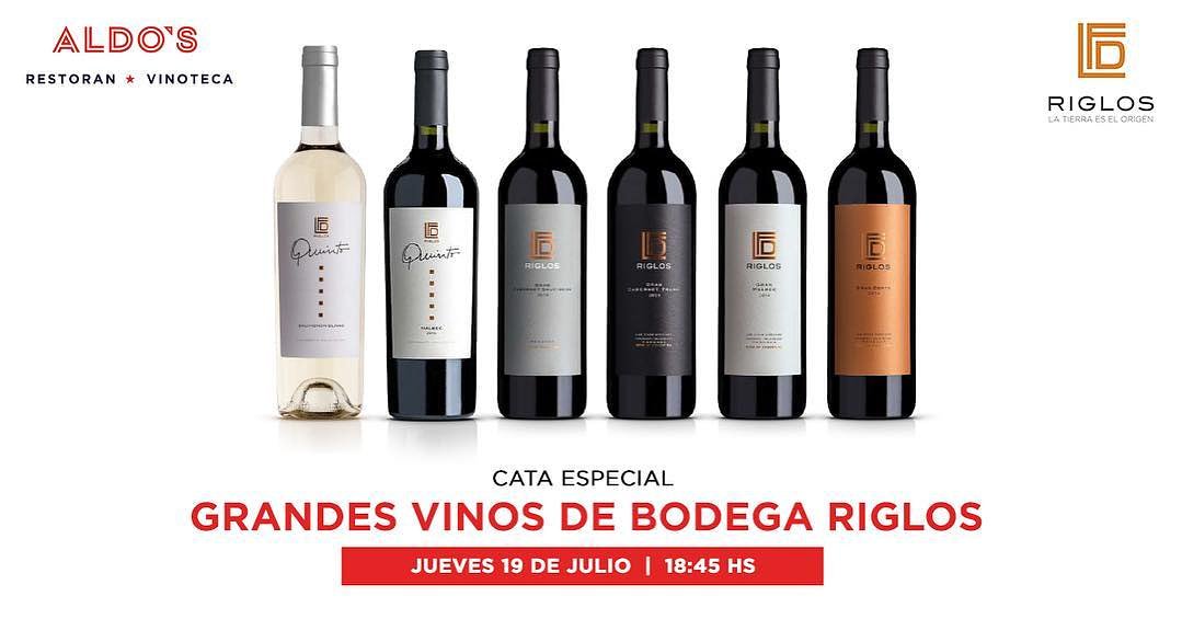 taninosarg's tweet photo. #AgendaTaninos edición #BuenosAires para el próximo #jueves19 de julio.
📣🍇 Presentación de @RiglosWines
💲 400 p/p - 📣 $200 canjeables en la compra de vinos de la degustación
🕐 18:45hs.
📮 vinoteca@aldosvinoteca.com
📌 @aldosvinoteca en #SanTelmo
📞 4334 2380 // 4343 0823 https://t.co/Si6JHVYE4j