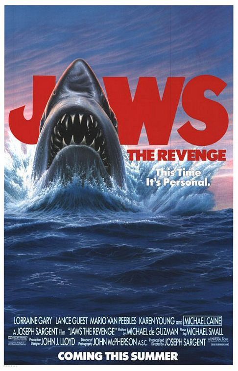 🦈Released  July 17th, 1987.
#JawsTheRevenge 🦈
#LorraineGary
#LanceGuest
#MichaelCaine
#MarioVanPeebles 🦈