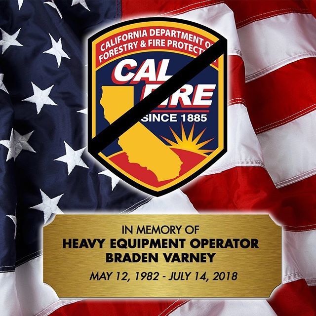 FCFL4403's tweet photo. Our deepest condolences to the family, friends and coworkers of Braden Varney. Braden’s body was recovered today from the #fergusonfire and treated to a hero’s procession. Flags are at half staff and mourning bands are on in honor of our fallen brother. … https://t.co/ohuq2gpigd https://t.co/S8IZHQiM84