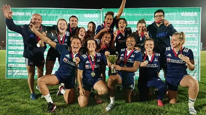 Au fait, elles sont championnes du monde depuis hier soir du #rugby a 7 féminin. Personne n’en parle ! Bravo les filles!