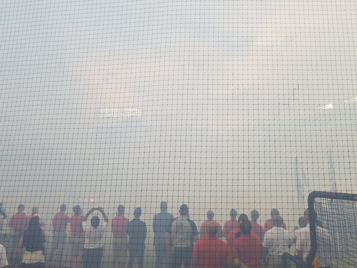 Amazing the amount of smoke at the #HRDerby after the lineup was announced!   Missed the flyover!