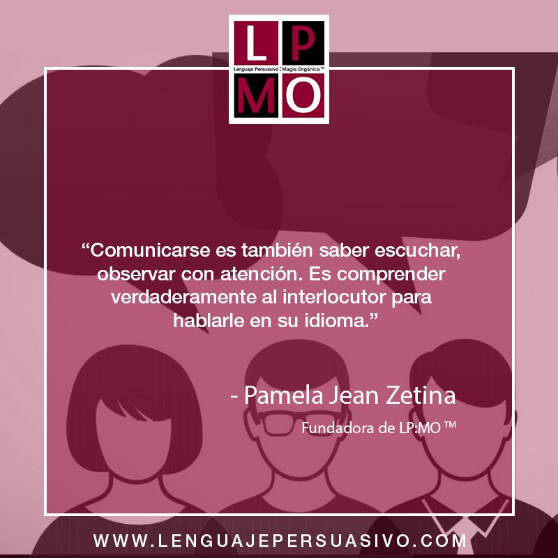 LPMO_'s tweet photo. Comunicarse no es sólo saber hablar, es también saber QUÉ DECIR, CUÁNDO, DÓNDE y CÓMO #TipLPMO https://t.co/ktPnl8rbb4