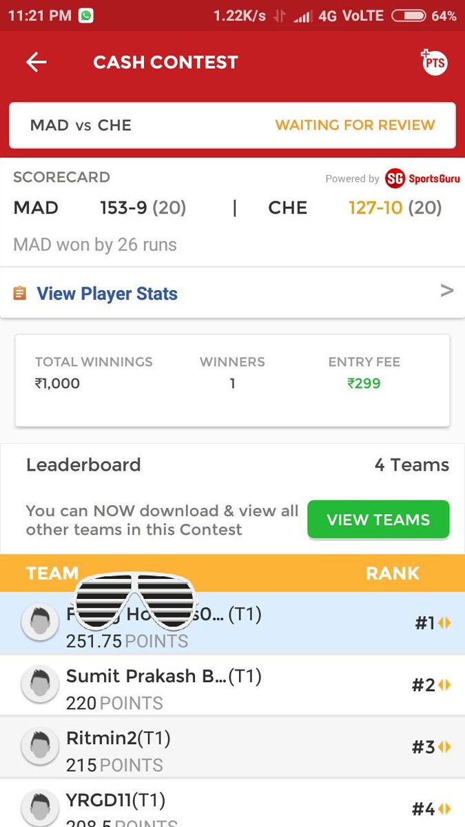 Imdhaliwal8's tweet photo. Play 2 and win 2 out of 2
100% Result Today and always🙏
#ZIMvsPAK #TNPL2018
#madvsche #dream11 #halaplay #myteam11
#FantasyCricket 
#alwayswin #winmore #joinimdhaliwal8 Join Our Whatsapp Group Link in Profile https://t.co/ZQmXui4IpW https://t.co/ye9zpH3TPs