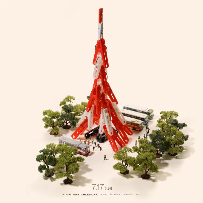 高さ333mmの東京タワー
 
#東京の日
#ジオコレ #トミーテック 