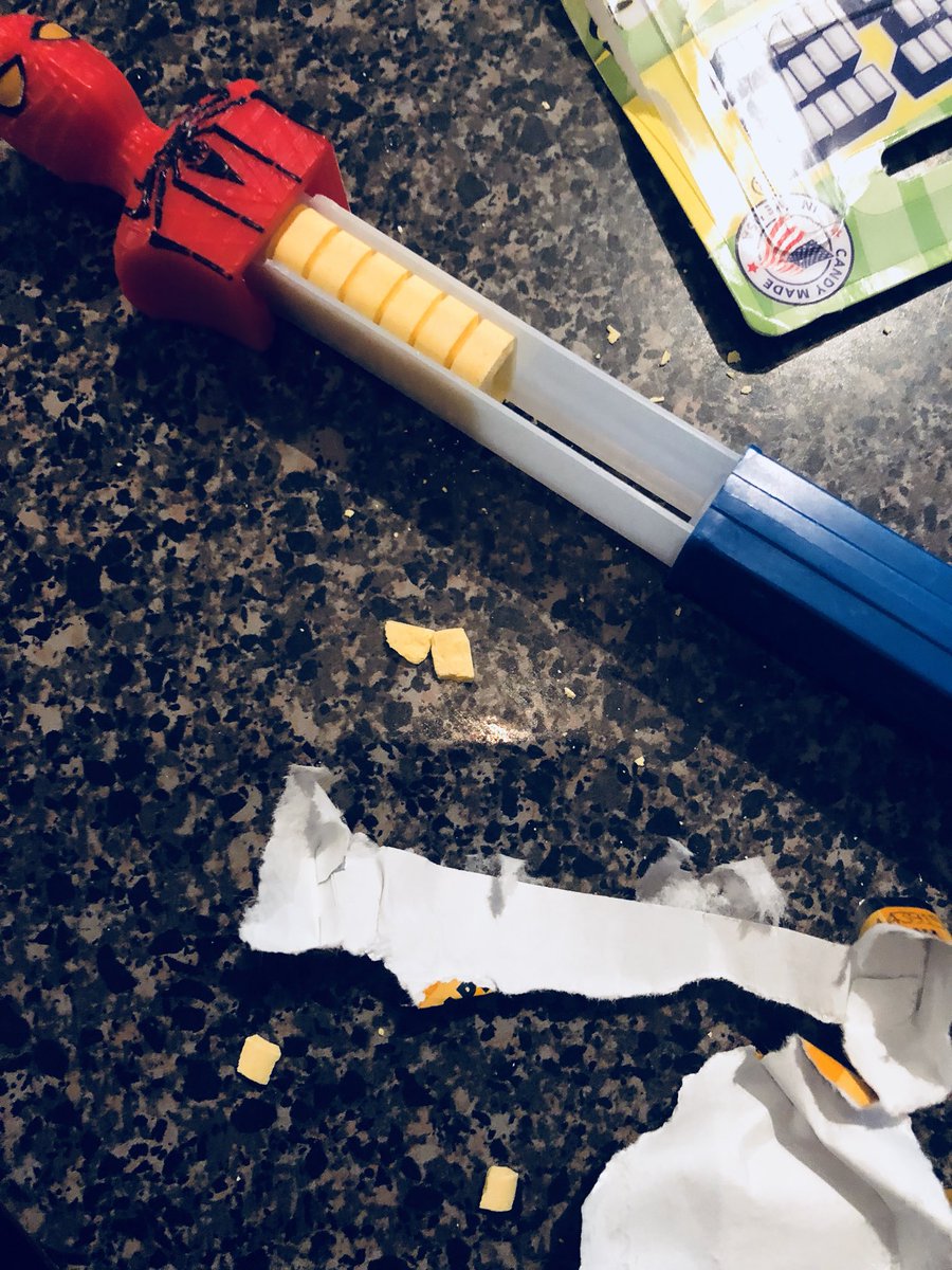Devininc's tweet photo. Does anyone know the secret to getting the PEZ into the dispenser quickly and effectively? ...asking for a friend... ๐คทโโ๏ธ#pez #pezcandy #brokencandy https://t.co/gz6fsxa1zO