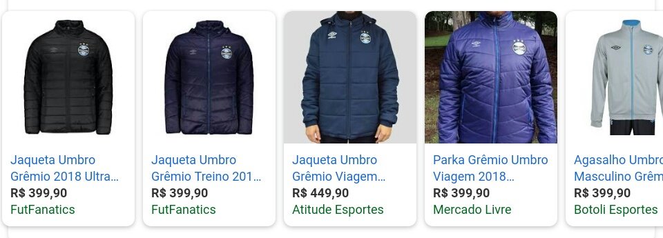 parka umbro grêmio viagem 2018