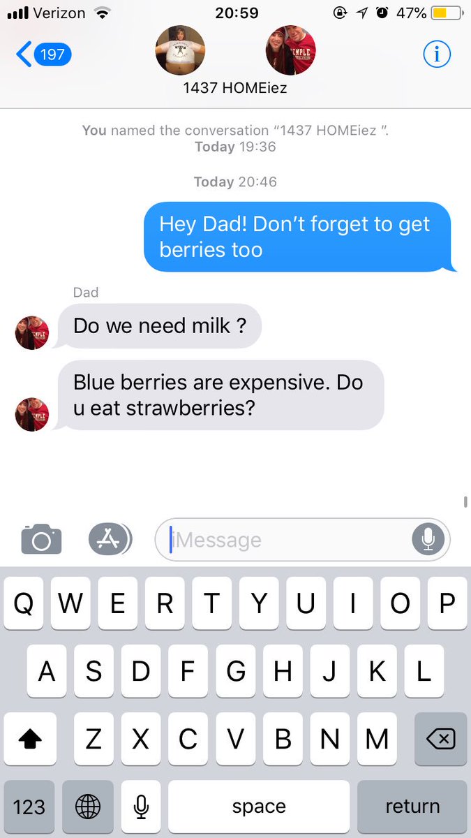 YourMainMitch's tweet photo. Just moved in and the roommate group chat is already poppin!! https://t.co/0S5seyHxhA