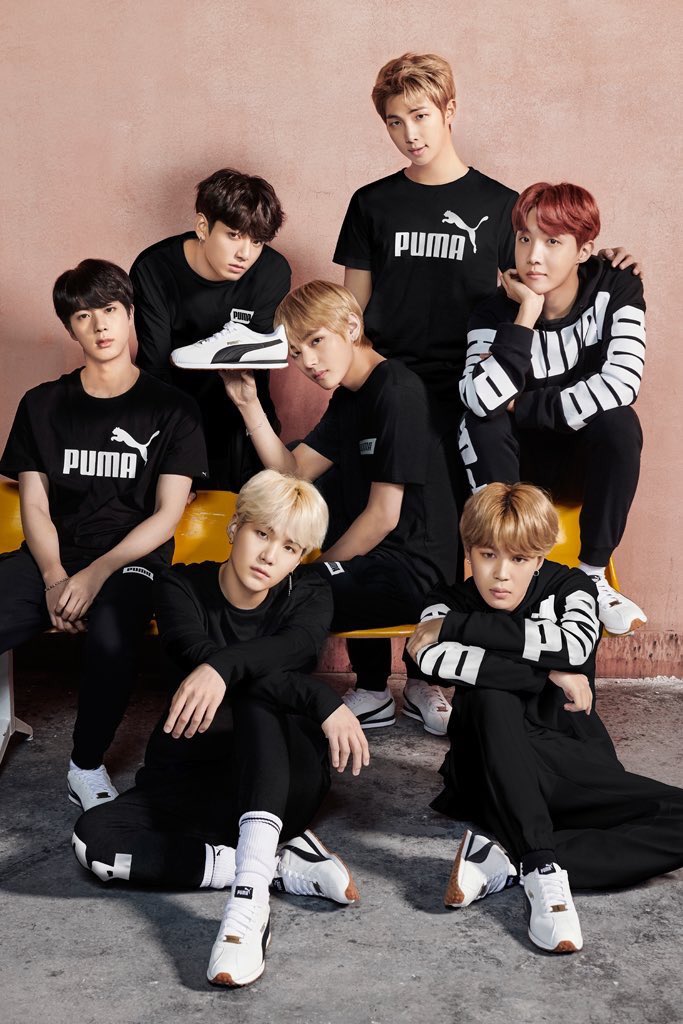 chaussure bts kpop puma