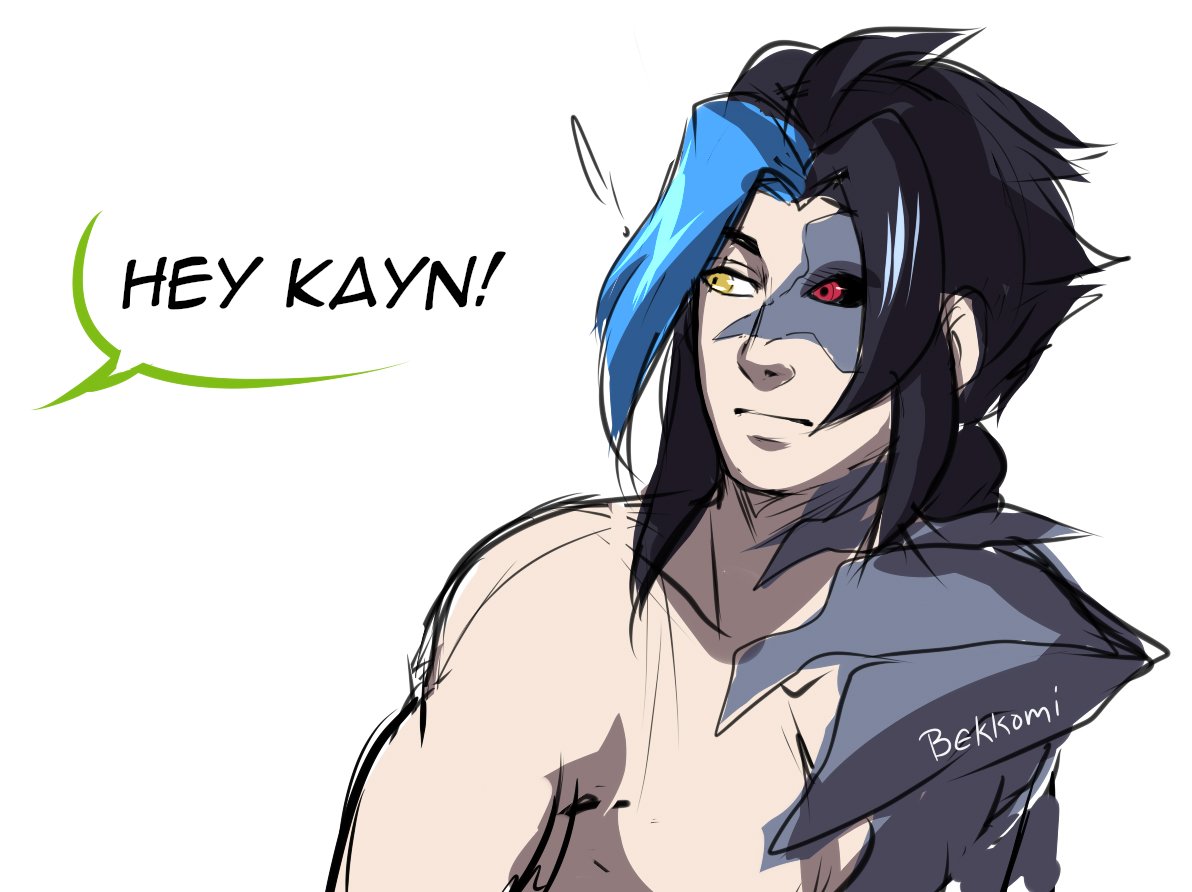 You can't deny that Akali is Kayn's type now :')#LeagueOfLeg...