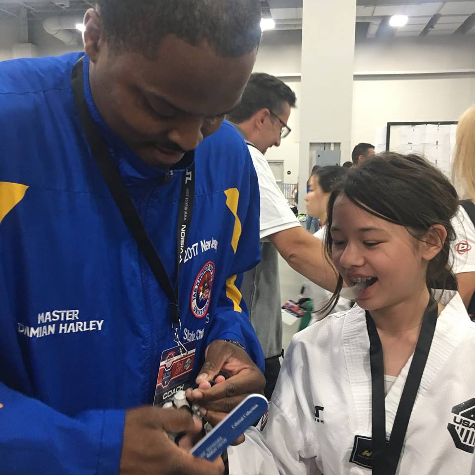 Master_D_tkd's tweet image. Our very own placed 3rd in the nation!!! Congratulations!!! However, not before Master D makes sure her nails are right; apparently they were to long for sparring...😊😂😂🥋🥉🏆#usataekwondonationals#coachgoals#getyouadedicatedcoach#uma#