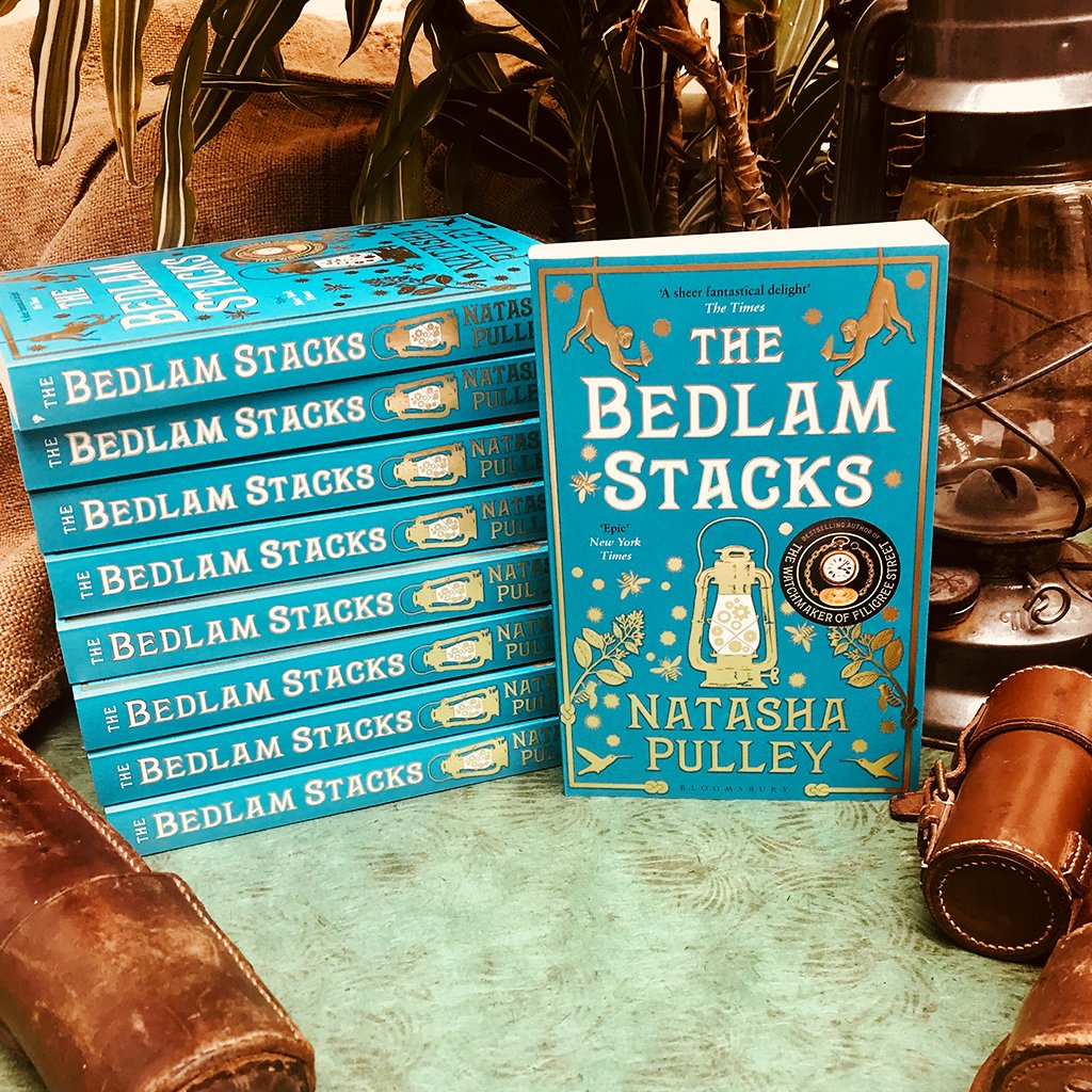 BloomsburySyd's tweet photo. If you loved #WatchmakerOfFiligreeStreet prepare to be enchanted all over again. 
The new edition of #BedlamStacks is coming this September. https://t.co/ng9rTqHOLp https://t.co/yEUjcO4ucj