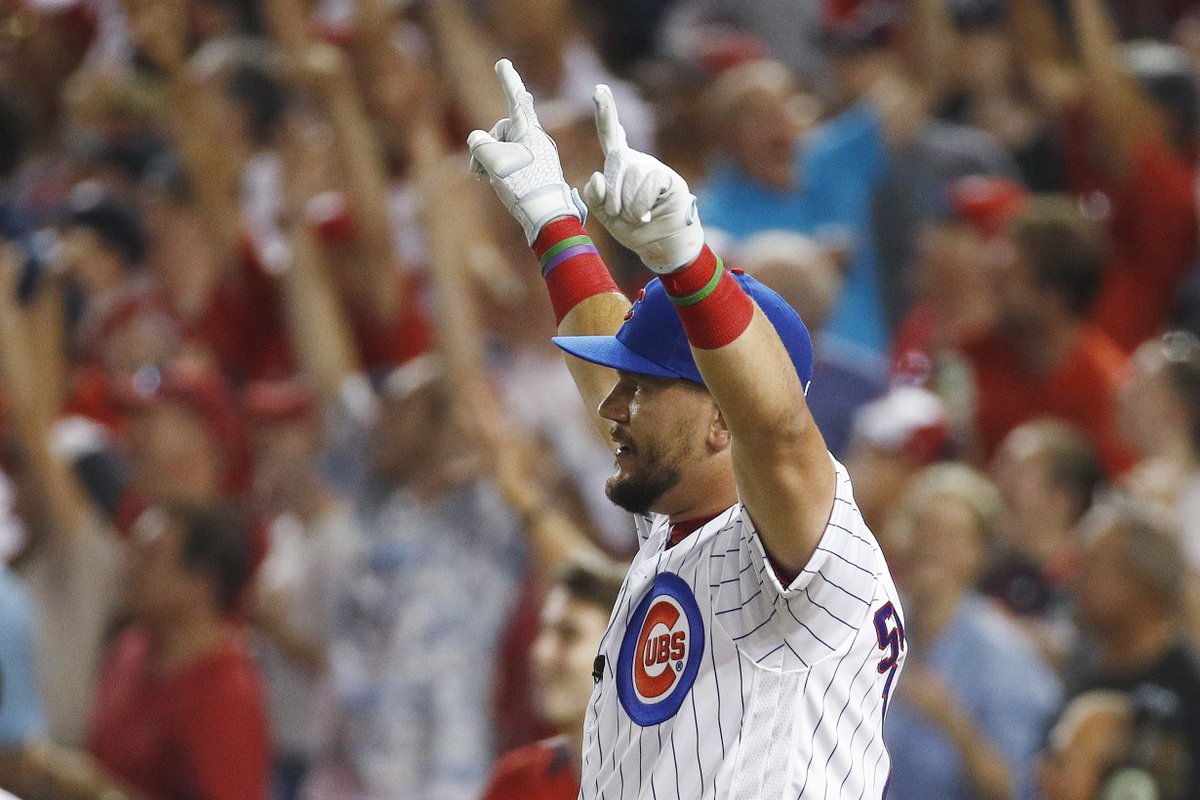 Cubs's tweet image. 18 homers in the final round and 55 total!

We're proud of you, @kschwarb12!