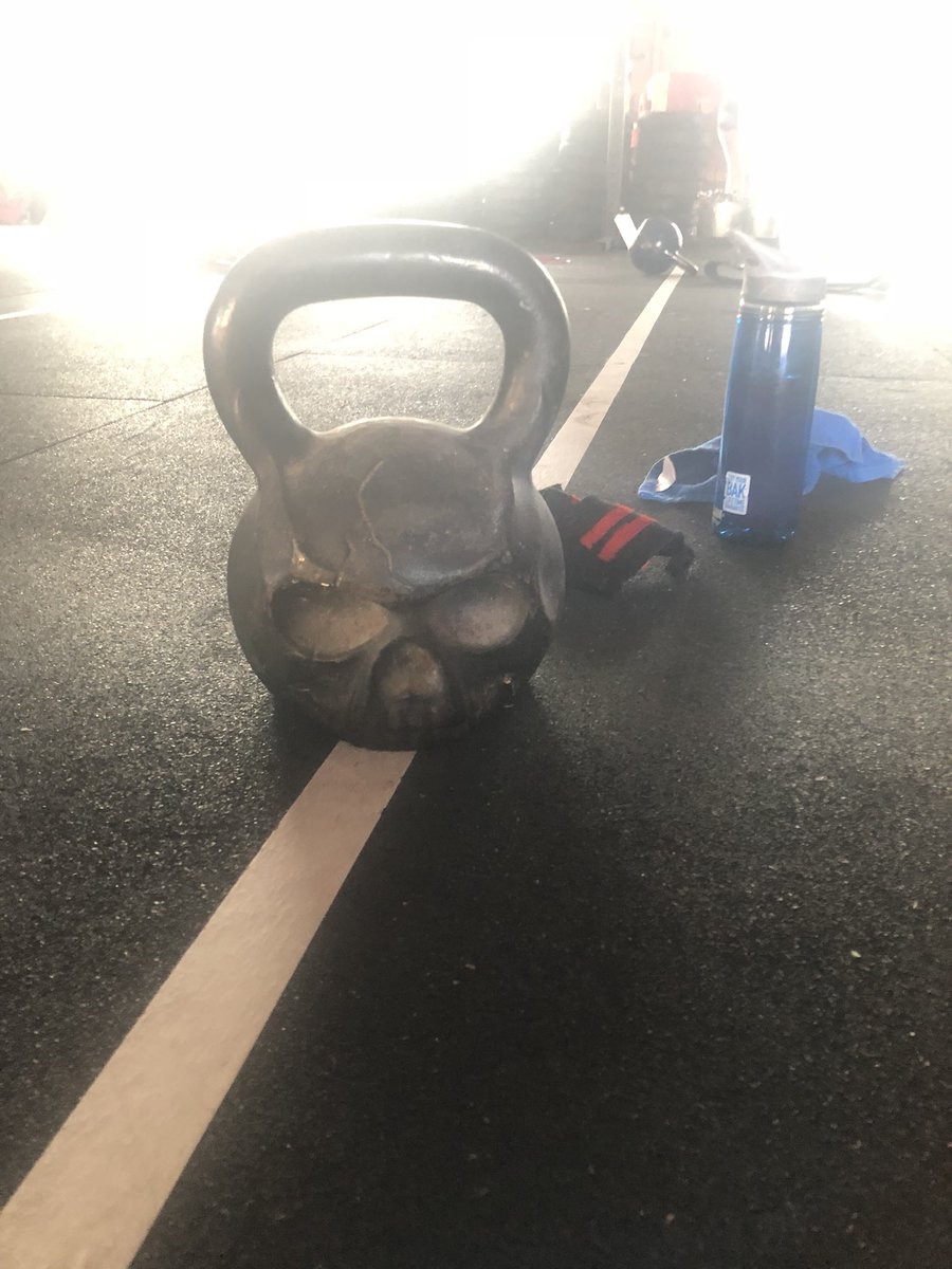 ChemMissC's tweet photo. Today I tackled the 70lb demon and got my #doubleunders!! It only took 4 years! #tripleunders are next! 😂@CrossFit @CrossFitTBR https://t.co/DeCKJ0tp5U