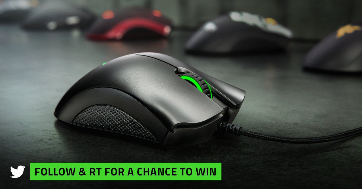 Razer's tweet image. We heard you wanted more, and the gaming community has always been Essential to us. 3 winners will walk away with a DeathAdder Essential. Follow &amp;amp; RT for a chance to win.