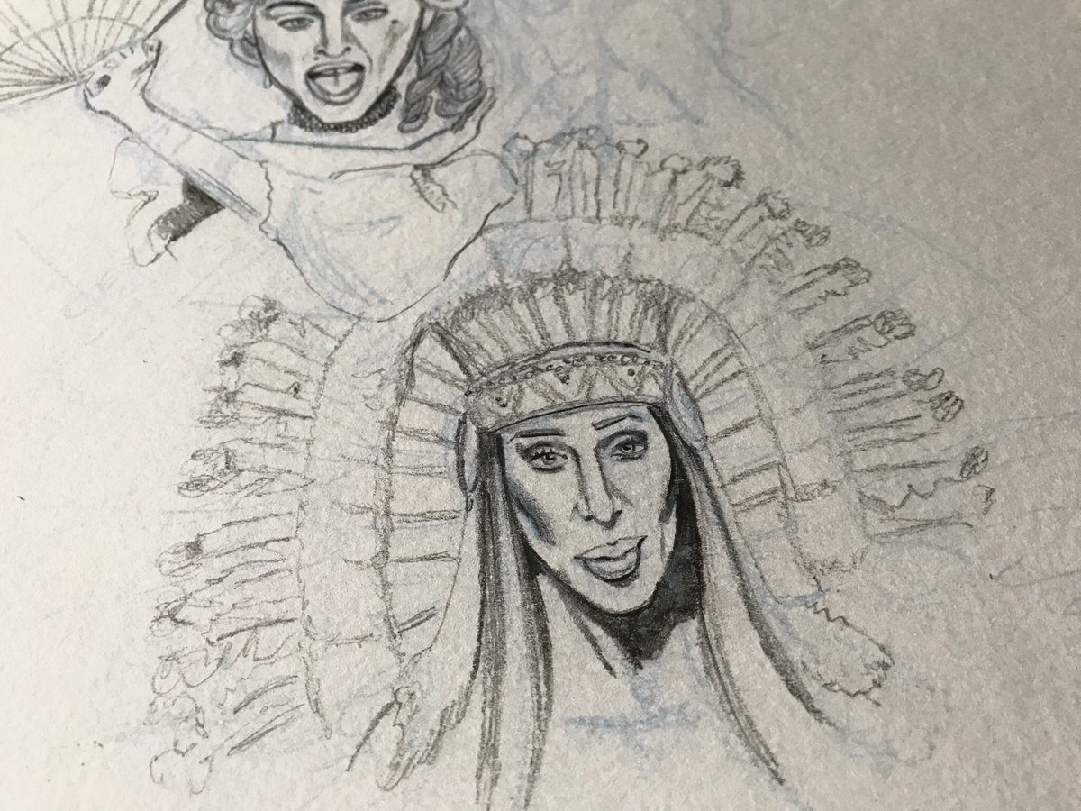 ChadBerwald's tweet photo. Cher sketch🎇 @cher https://t.co/MlFrSmtAgf