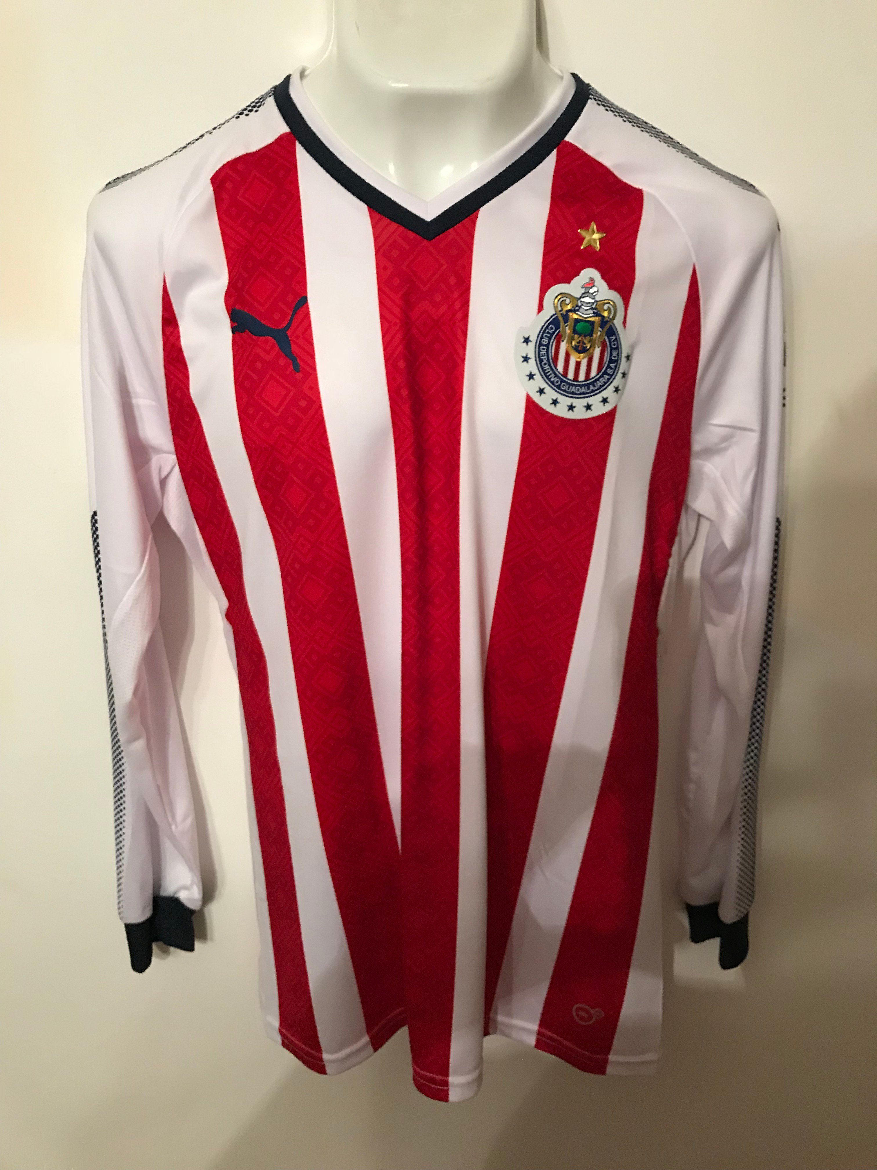 Playera chivas manga larga hotsell