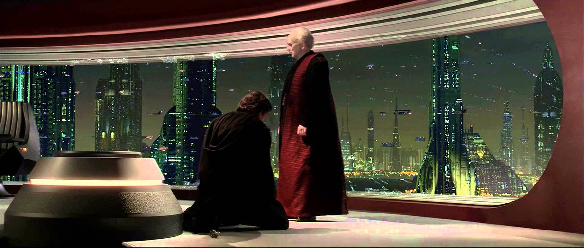 BenStarbyrd's tweet photo. Today had a very "Anakin goes to confront Palpatine to prove he isn't evil, then accidentally becomes Darth Vader" kind of feel.  I sure hope @SamuelLJackson didn't get thrown out another window.  Has anyone checked on him today? #Trump #Putin #MaceWindu #RevengeoftheSith https://t.co/TVNRAhKCU5